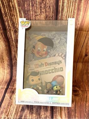 FUNKO MOVIE POSTER  Disney 100th Edition “Pinocchio & Jiminy Cricket” #08